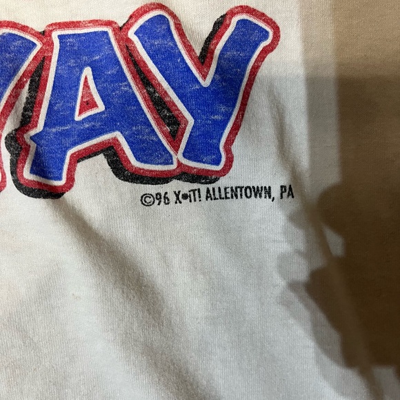 Vintage graphic tee jerzees  90s sun faded - Picture 3 of 6